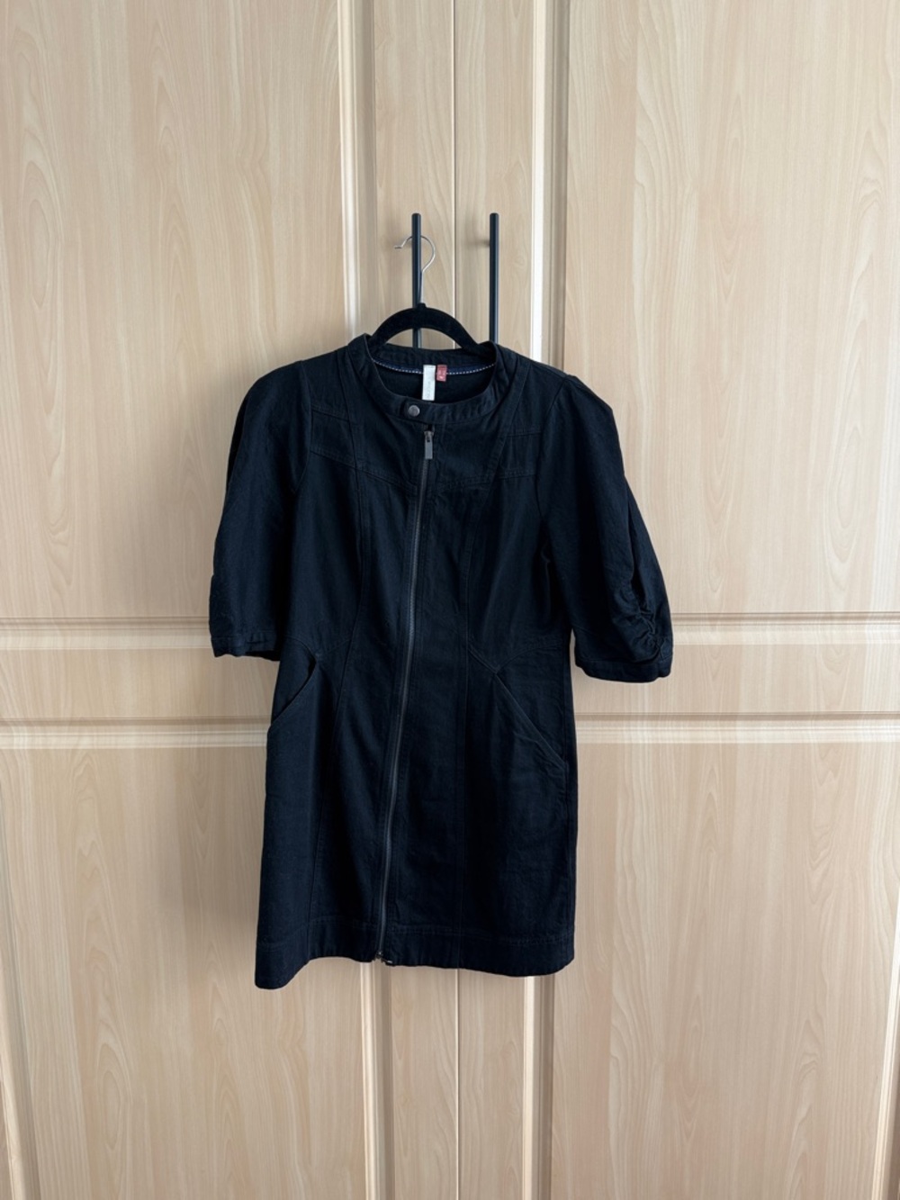 Anthropologie Pilcro Black Denim Dress | Size 10